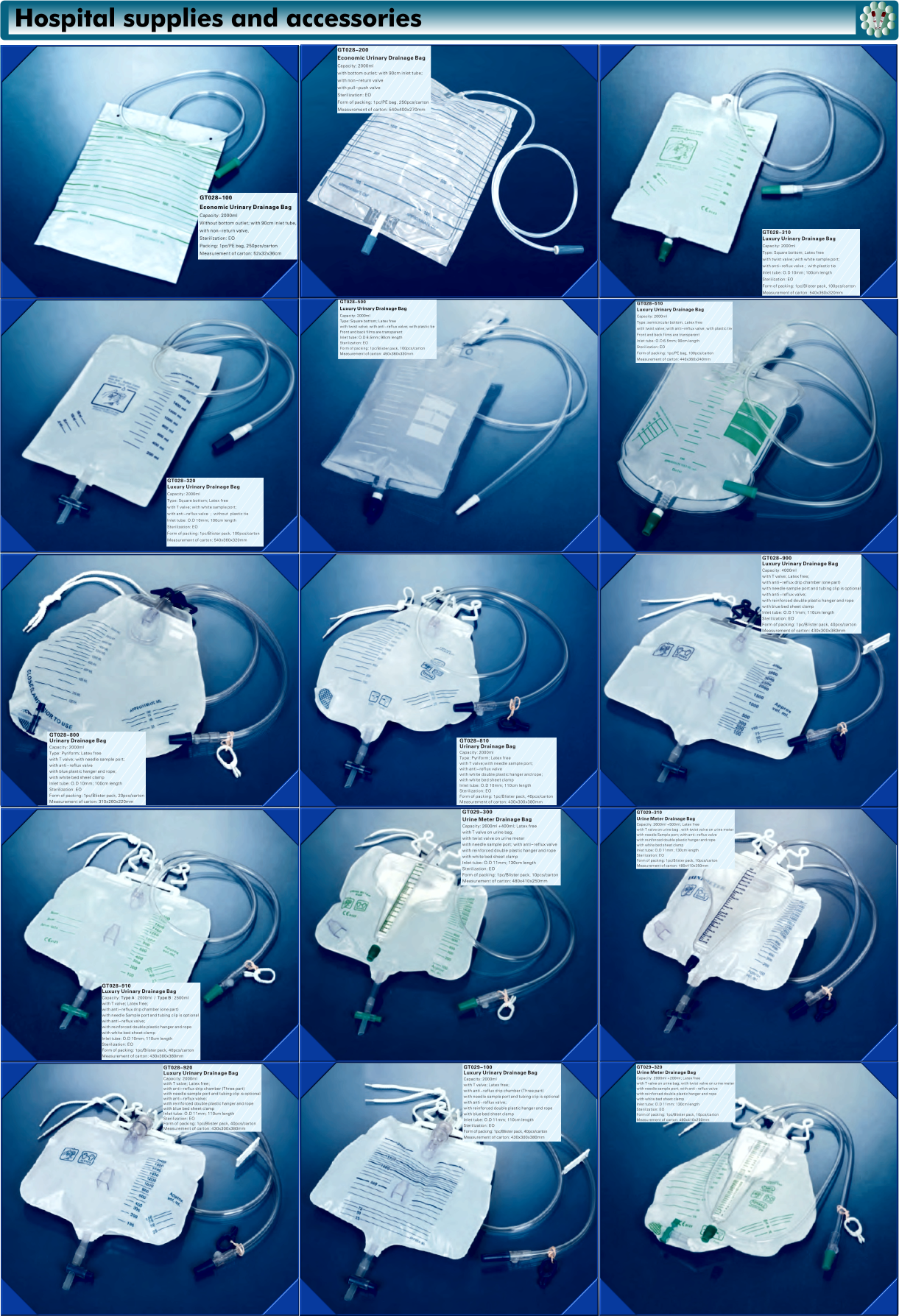 A-3 Hospital supplies and...