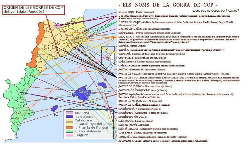 Mapa dels noms