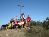 el grup al cim de Puigcerver 839 mts