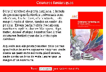 criatures ffant&agrave;stiques