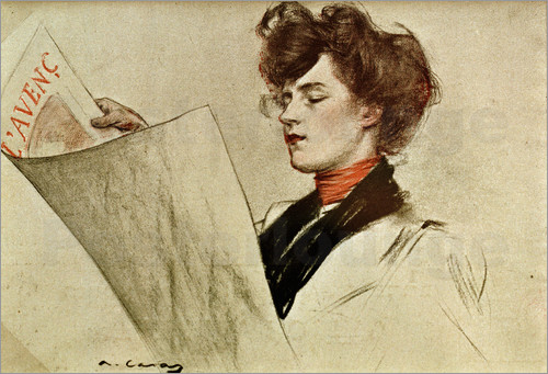 poster-dame-liest-lavenc-